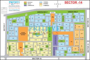 Sector 14 Layout plan